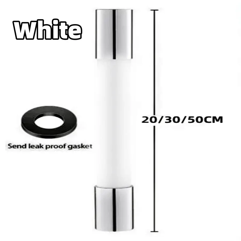 Rallonge de robinet pliable en silicone, 20/30/50 cm, pour cuisine, salle de bain et balcon, tuyau d'extension universel anti-éclaboussures 8