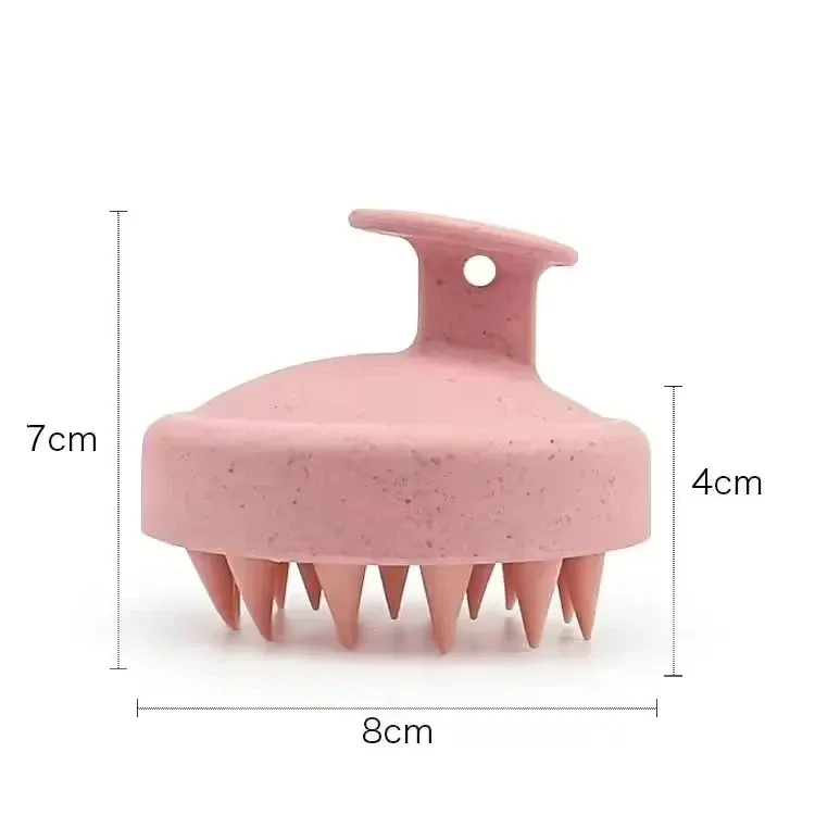 Masseur de cuir chevelu en silicone, massage corporel