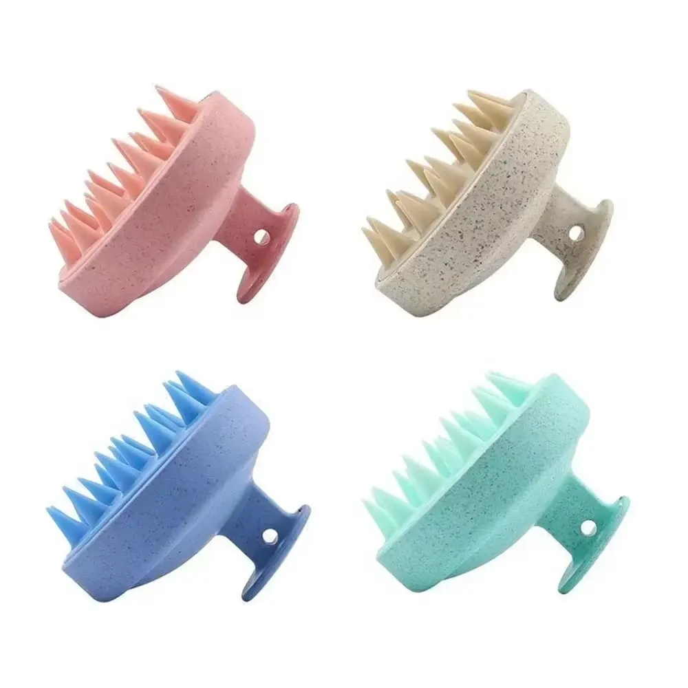 Masseur de cuir chevelu en silicone, prise en main