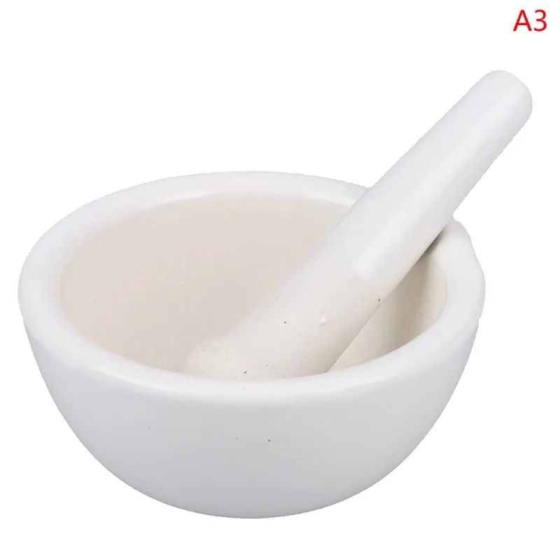Ensemble de moulin à épices en céramique de style chinois, 60/80/100 mm, moulin à poivre portatif, mortier et pilon de cuisine, ensemble d'ustensiles. 7