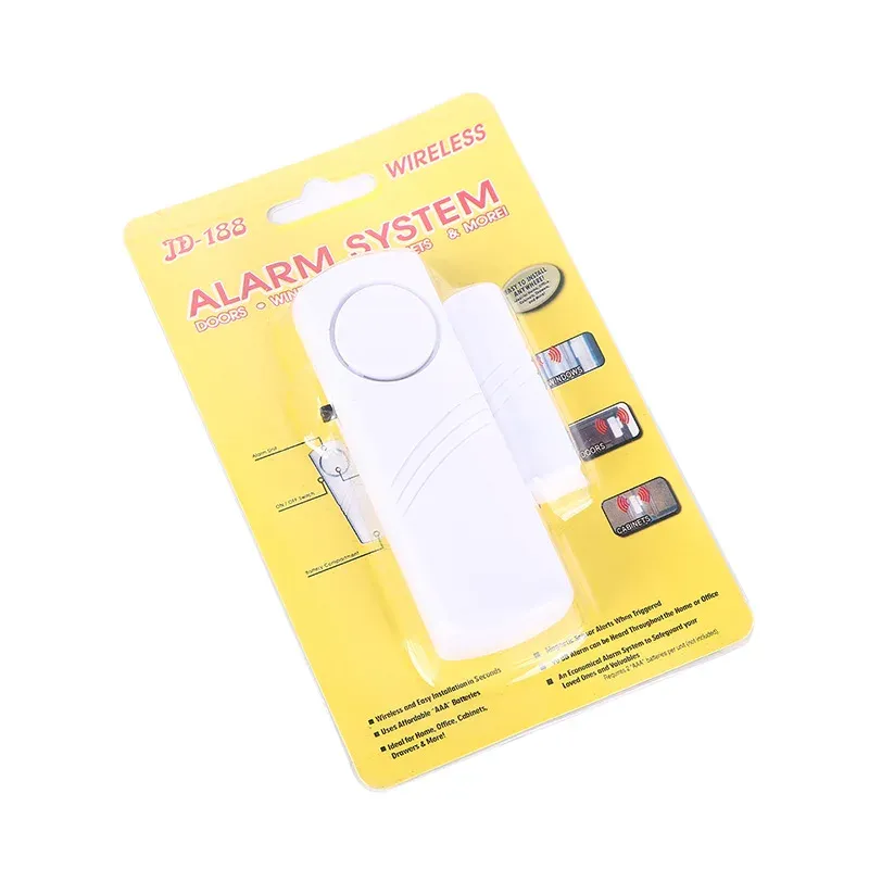 Alarme sans fil pour porte et fenêtre avec capteur magnétique, 90 dB 3