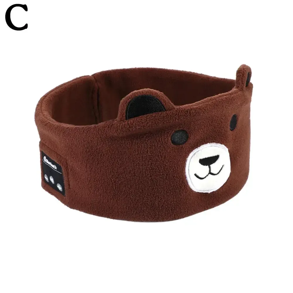 Bandeau musical Bluetooth sans fil pour enfants, casque de sommeil fin avec haut-parleurs, puce Vpig, C1F9 11