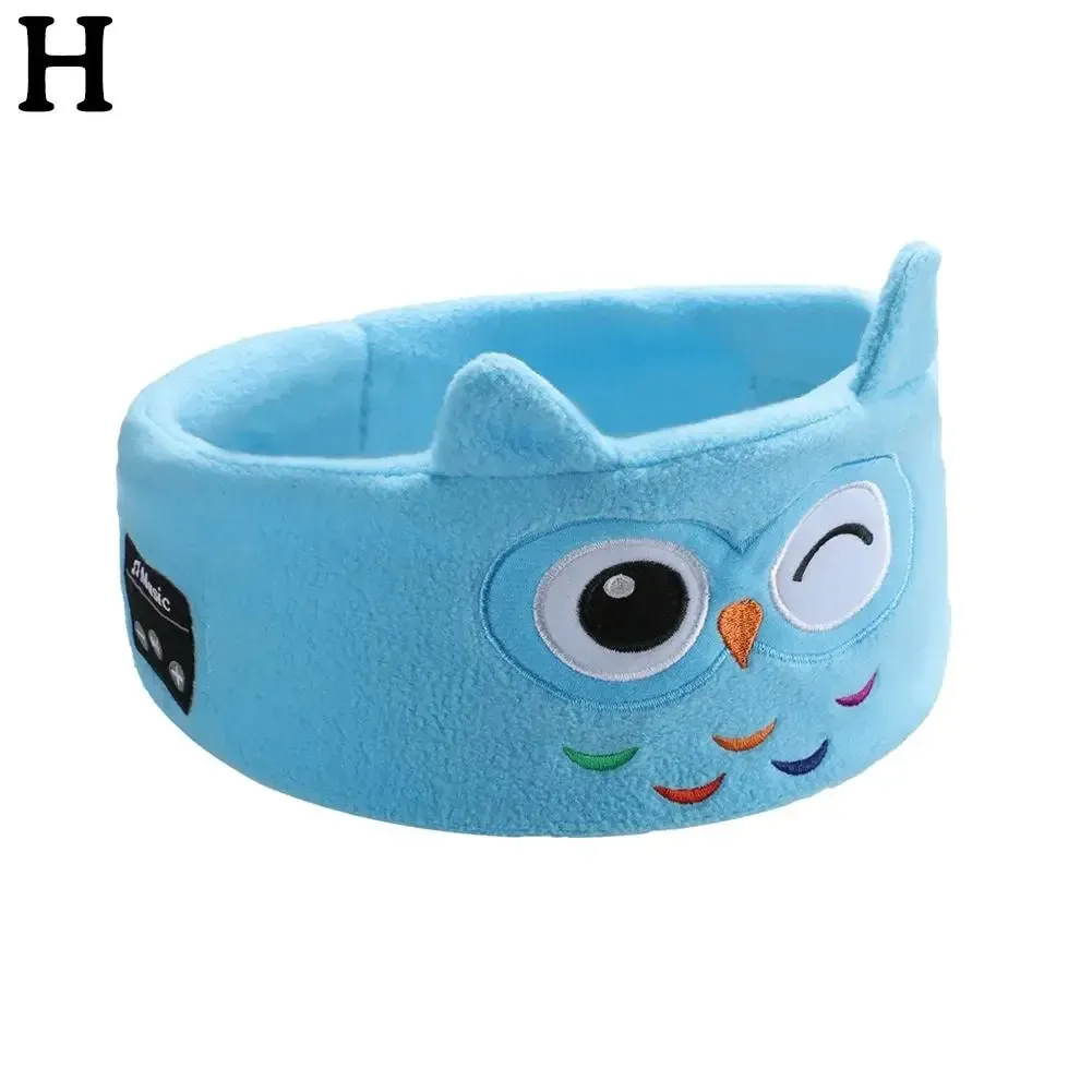 Bandeau musical Bluetooth sans fil pour enfants, casque de sommeil fin avec haut-parleurs, puce Vpig, C1F9 15