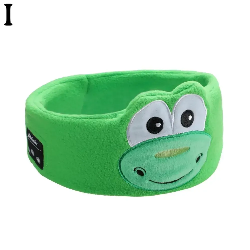 Bandeau musical Bluetooth sans fil pour enfants, casque de sommeil fin avec haut-parleurs, puce Vpig, C1F9 14