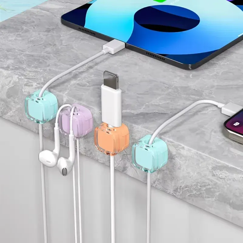 Clips de câbles colorés