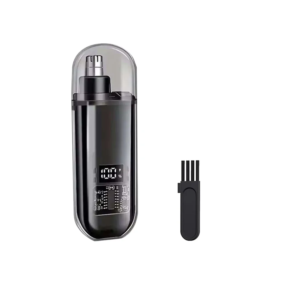 Tondeuse électrique pour poils de nez pour hommes, rechargeable par USB, format portable pour voyage 7