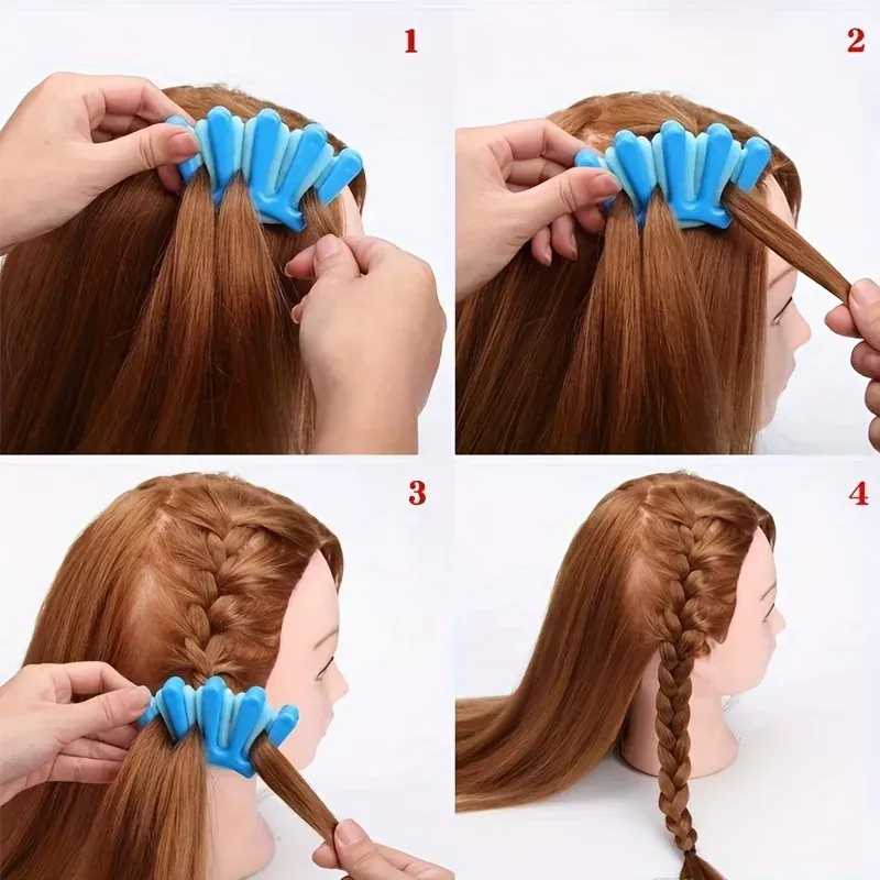 Ensemble de 3 outils de coiffure : accessoire chignon rapide et accessoire bouclage, pour femmes, filles et coiffures de mariée 4
