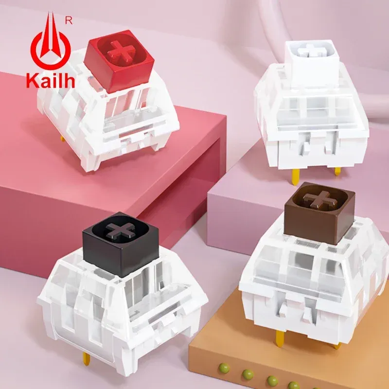 Commutateurs KBDiy Kailh Box Blanc, Rouge, Marron, Noir, RGB SMD, compatibles MX pour clavier mécanique DIY 1