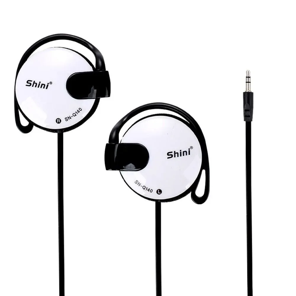 Écouteurs filaires 3,5 mm à crochet d'oreille pour sport, avec basses renforcées, compatibles MP3, ordinateur et téléphone portable 6