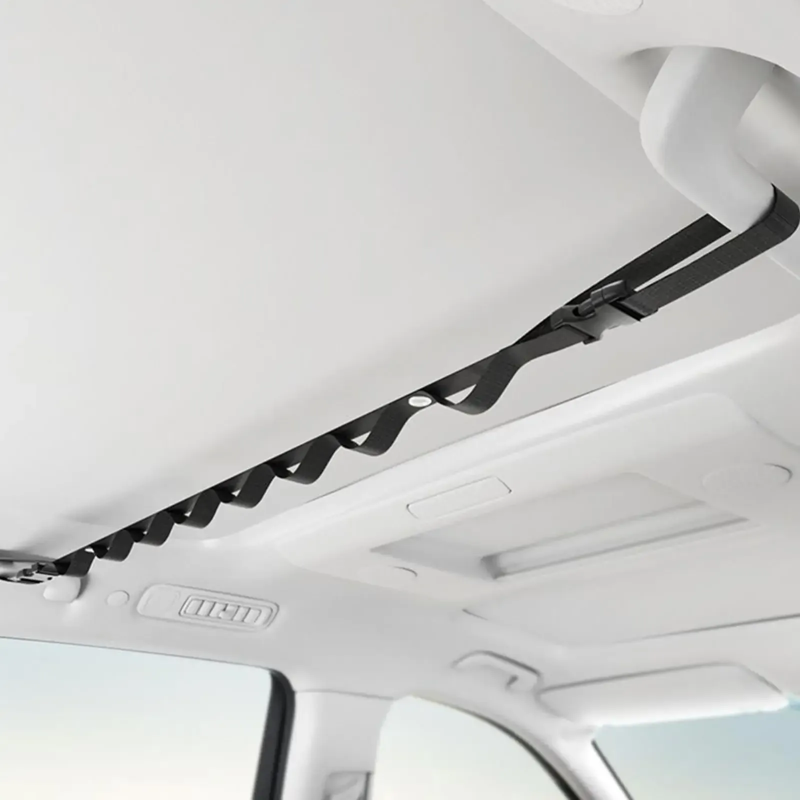 Corde à linge portable pour voiture, vue détaillée