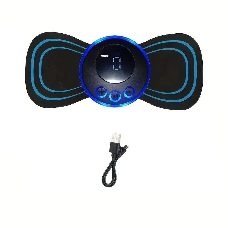 Masseur de cou EMS portable à impulsions basse fréquence, stimulateur musculaire électrique pour le soulagement des douleurs corporelles 12