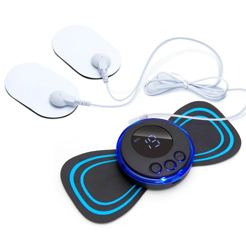 Masseur de cou EMS portable à impulsions basse fréquence, stimulateur musculaire électrique pour le soulagement des douleurs corporelles 8