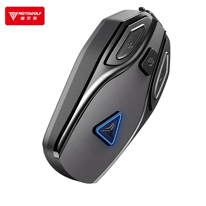 Casque Bluetooth pour moto MOTOWOLF – Longue autonomie, compatible casque intégral et demi-casque 2