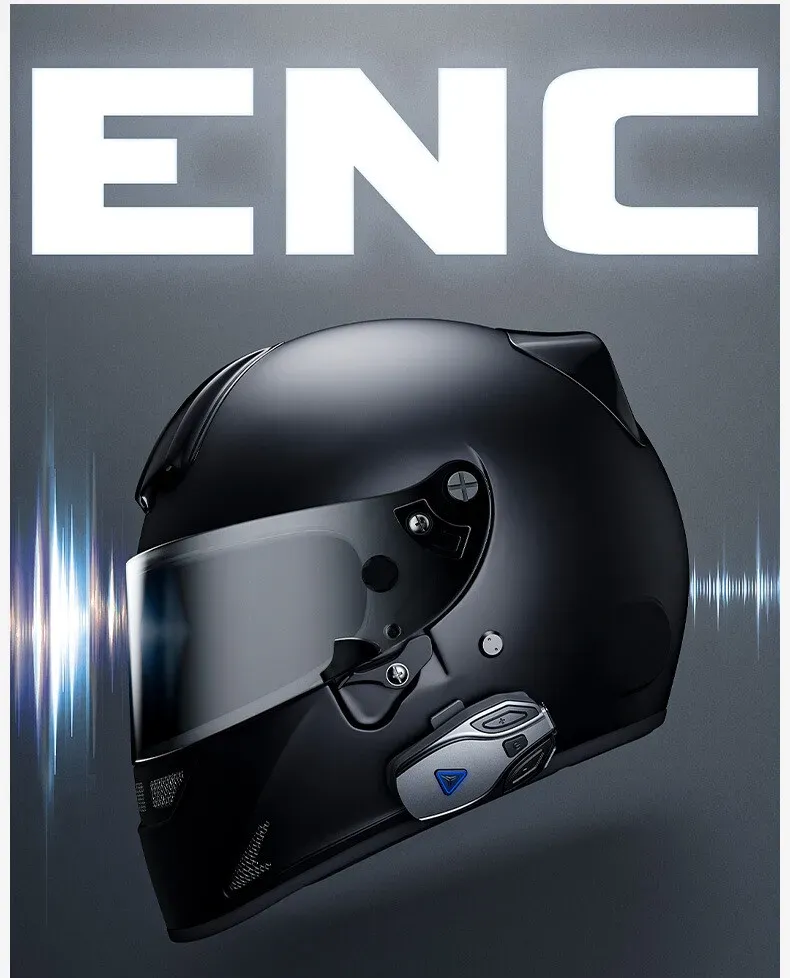 Kit Bluetooth MOTOWOLF installé sur un casque