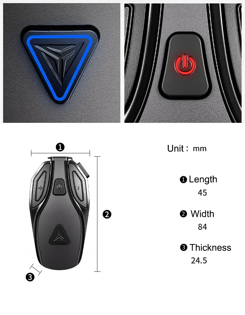 Casque Bluetooth MOTOWOLF, zoom sur le design