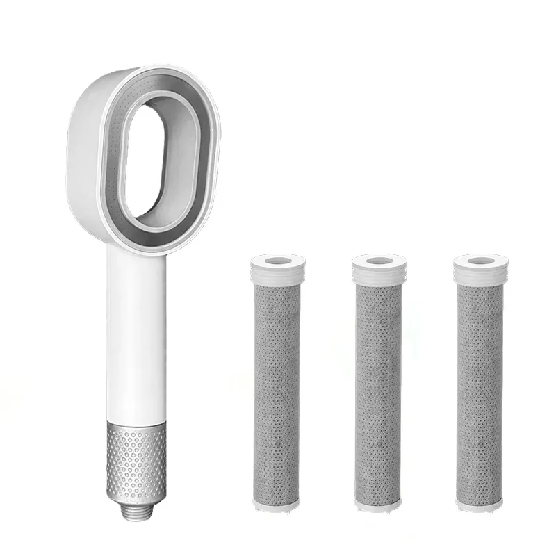 Pommeau de douche haute pression à filtration, effet pluie, filtre anti-impuretés 12