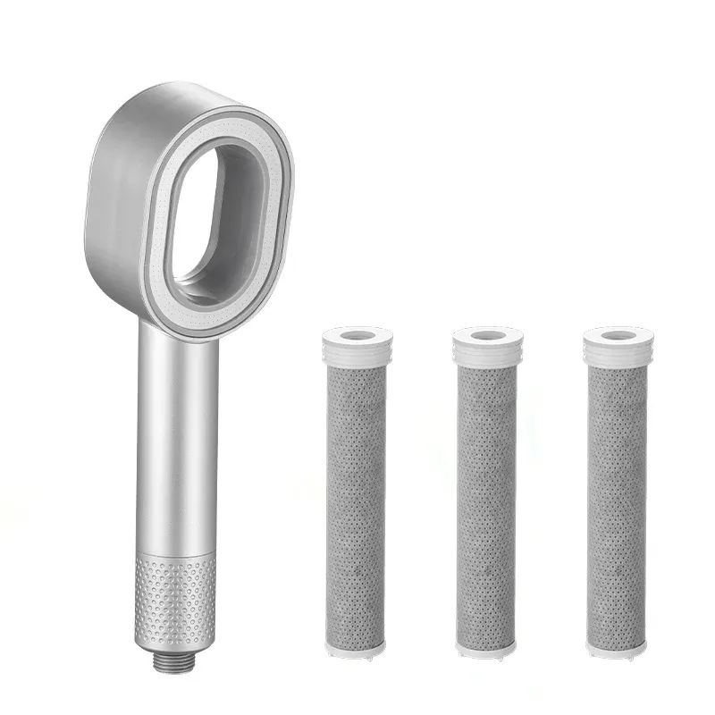 Pommeau de douche haute pression à filtration, effet pluie, filtre anti-impuretés 10