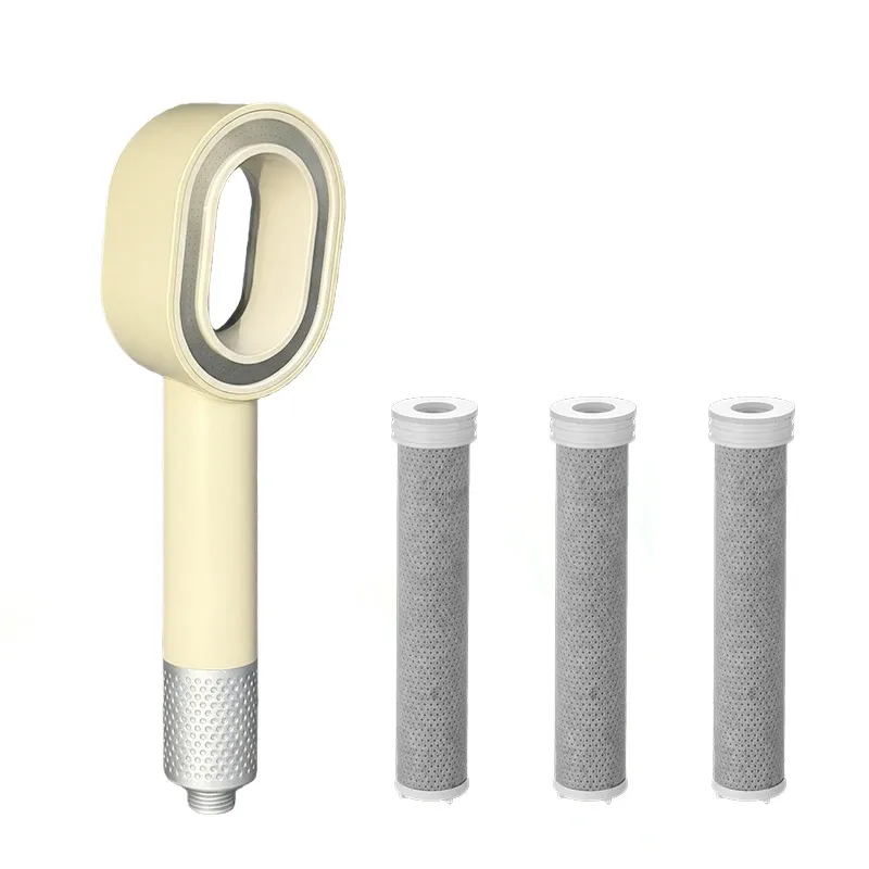 Pommeau de douche haute pression à filtration, effet pluie, filtre anti-impuretés 8