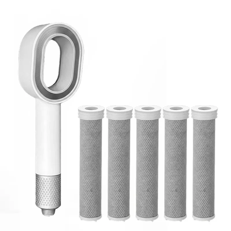 Pommeau de douche haute pression à filtration, effet pluie, filtre anti-impuretés 19