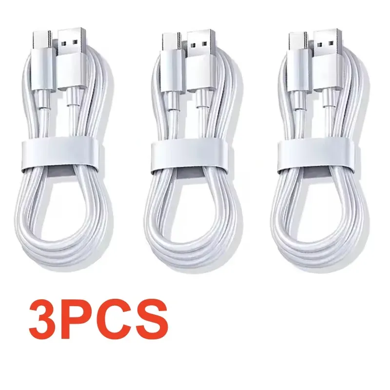 Câble USB-C à charge rapide 100 W 6 A pour Samsung, Huawei et Xiaomi Redmi, lot de 1 ou 5 pièces 7