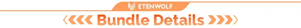 Accessoires inclus avec le gonfleur ETENWOLF S1