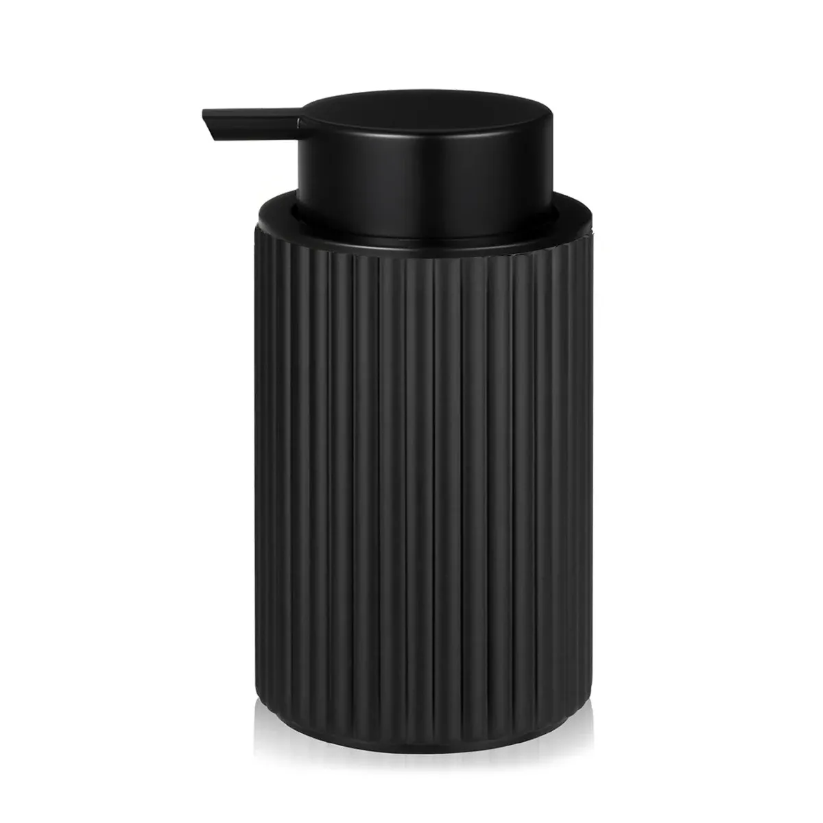 Distributeur de savon moussant noir pour salle de bain et cuisine, flacon à pompe pour savon mains et vaisselle 9