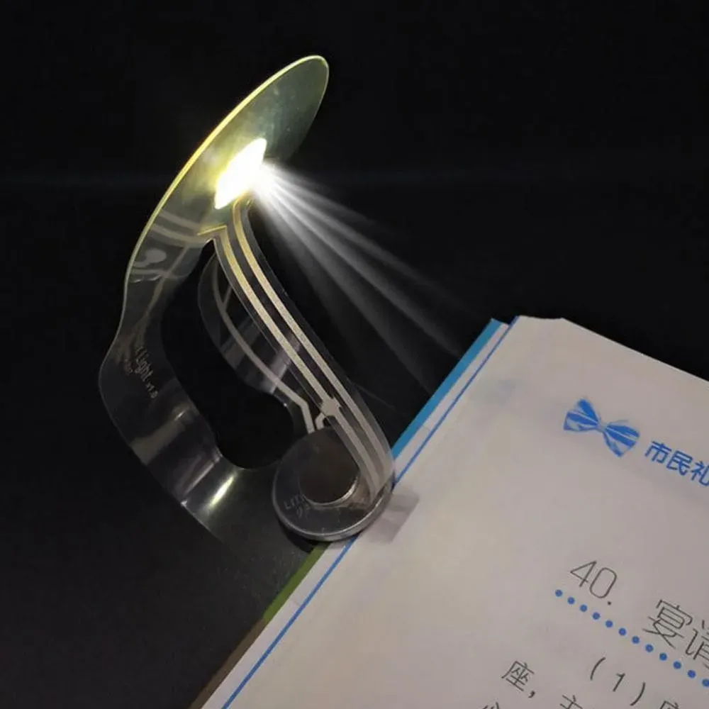 Lampe de livre LED en situation de lecture