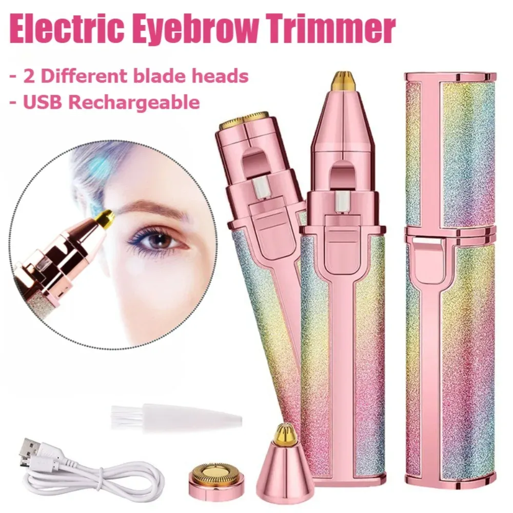 Rasoir de sourcils électrique pour femmes, vue de détail