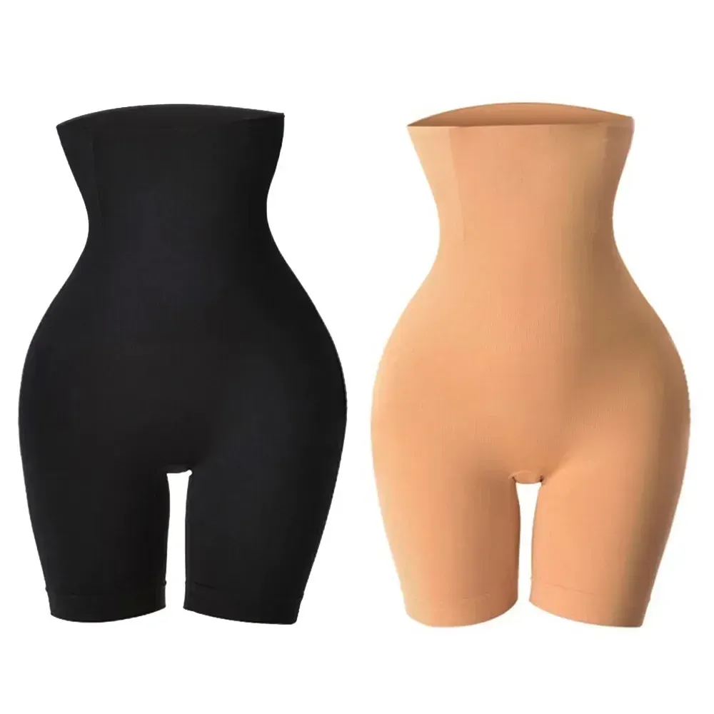Culotte gainante sans couture pour femme, taille haute, effet minceur et maintien du ventre - Image 1