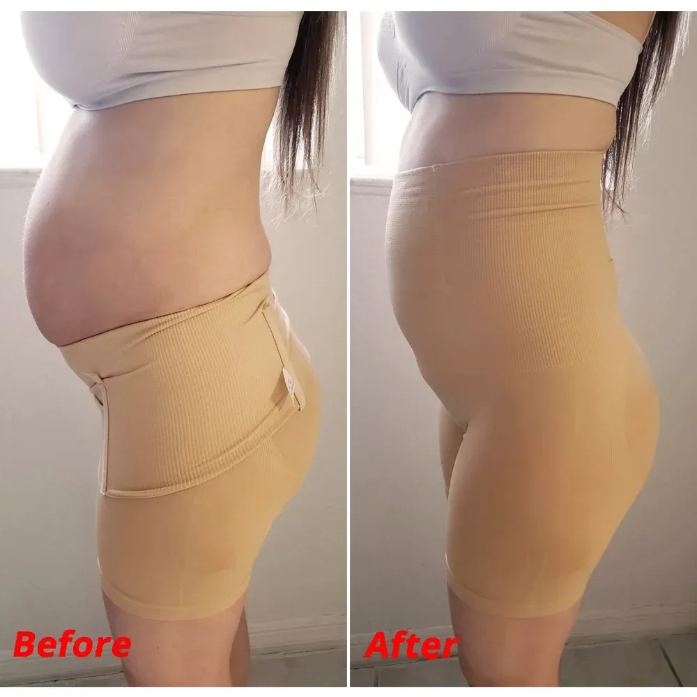 Culotte gainante sans couture pour femme, taille haute, effet minceur et maintien du ventre 5