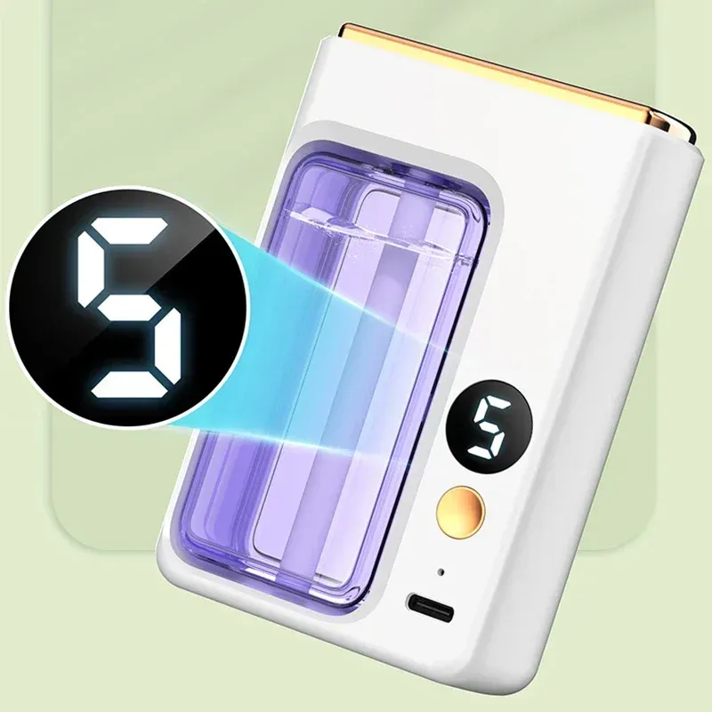 Diffuseur d'huiles essentielles portable à affichage numérique et 5 vitesses de pulvérisation 6