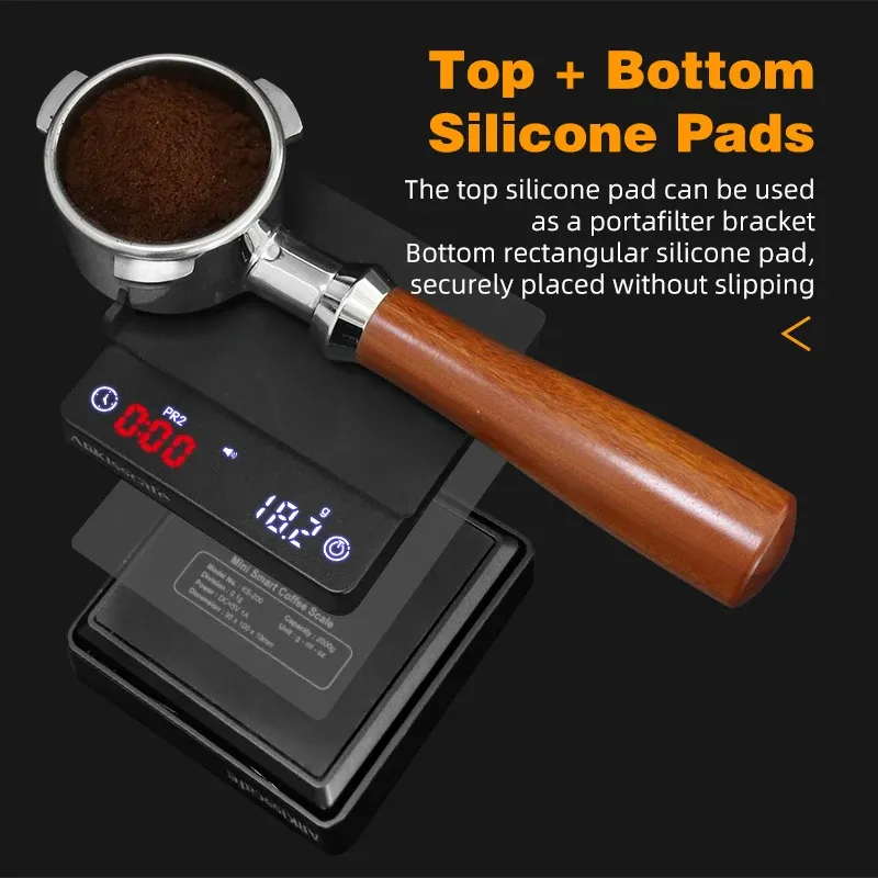 Balance numérique à espresso avec minuterie USB, balance de barista portable de précision de 3 kg, accessoires de cuisine pour le café à domicile 4