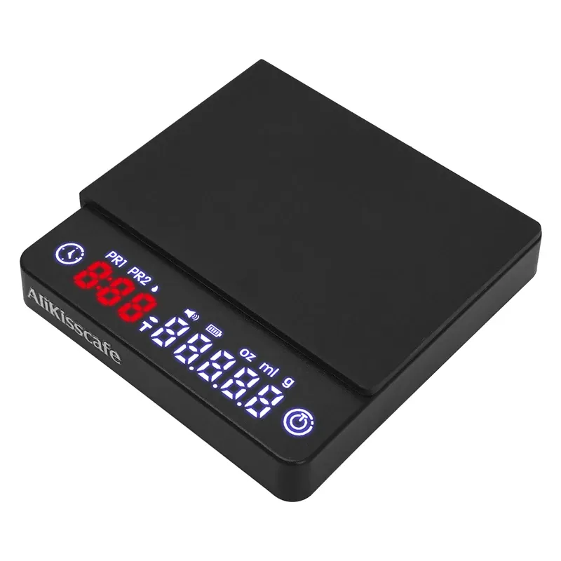 Balance numérique à espresso avec minuterie USB, balance de barista portable de précision de 3 kg, accessoires de cuisine pour le café à domicile 6