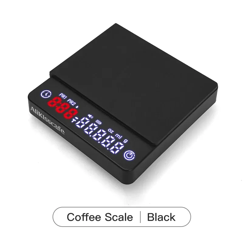 Balance numérique à espresso avec minuterie USB, balance de barista portable de précision de 3 kg, accessoires de cuisine pour le café à domicile 7