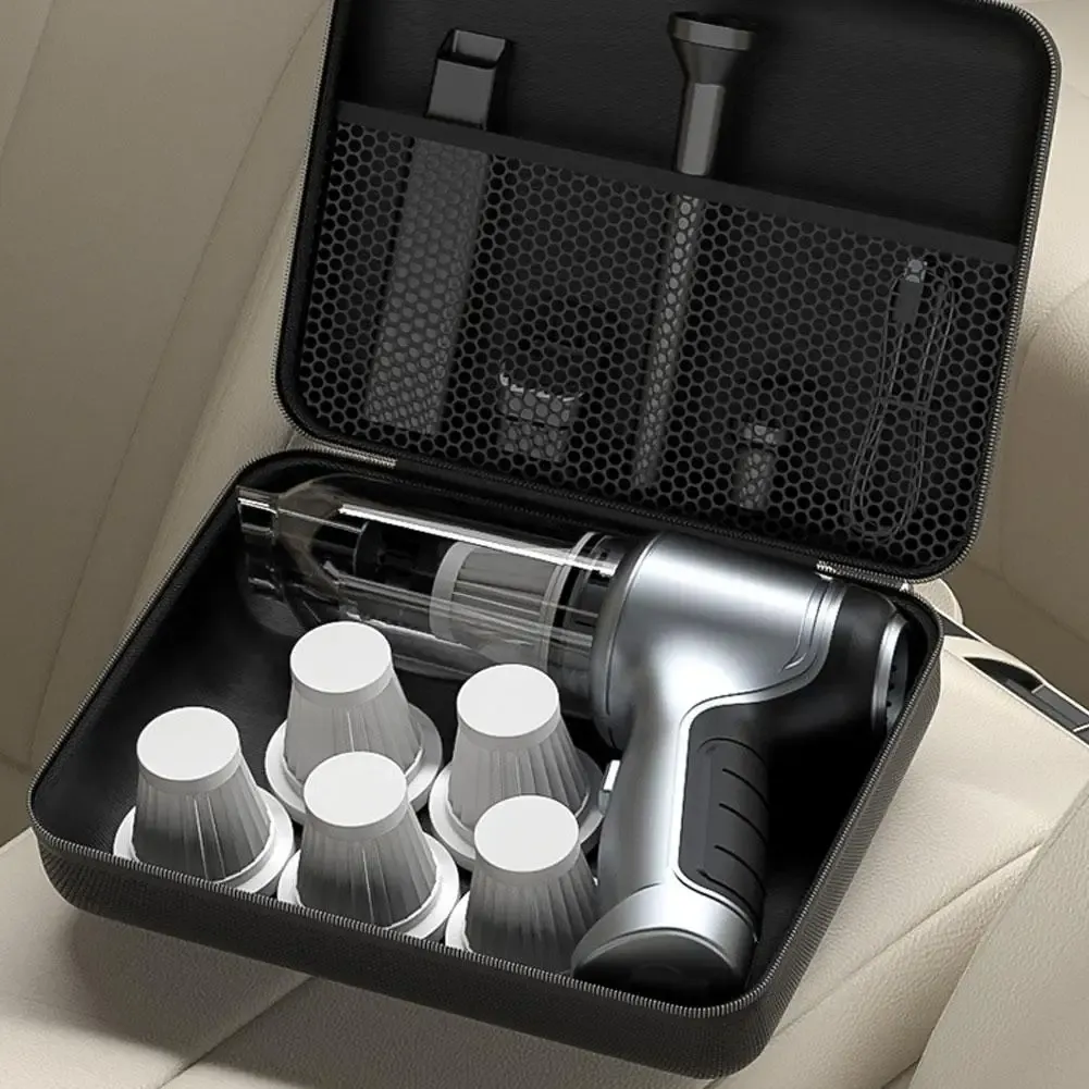 Sac de rangement universel pour aspirateur de voiture, étui rigide en EVA 5