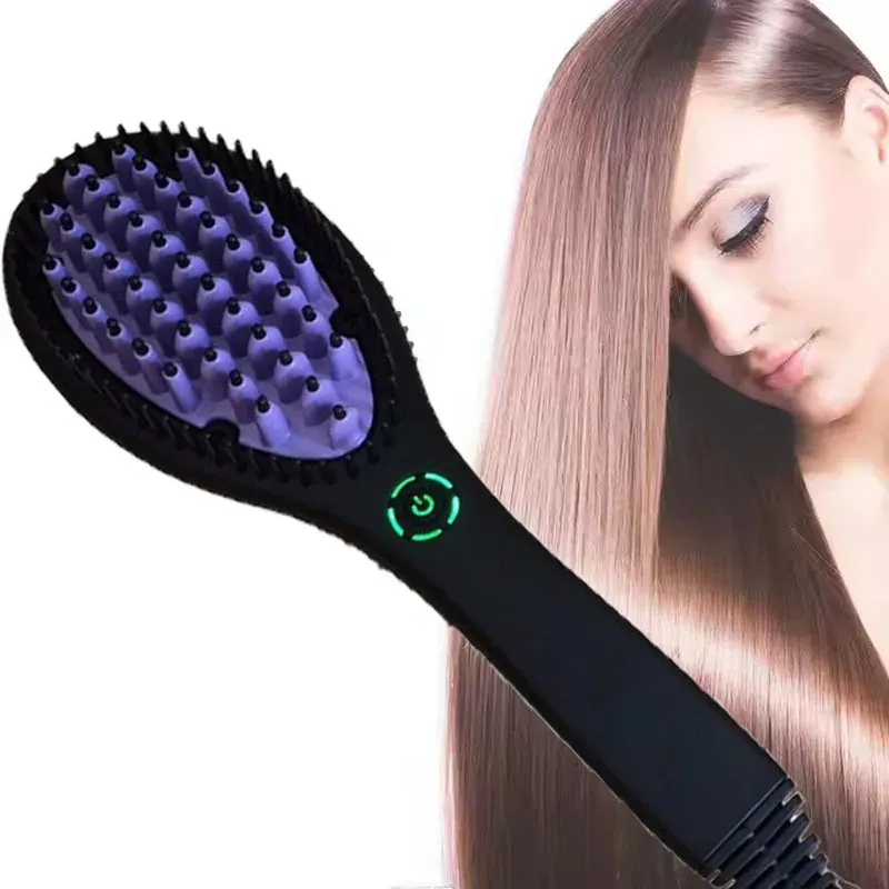 Brosse lissante chauffante en céramique à chauffe rapide - Image 1