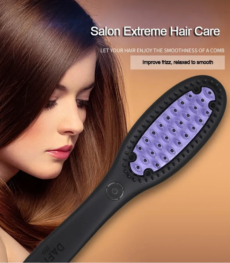 Brosse lissante chauffante en céramique à chauffe rapide 2
