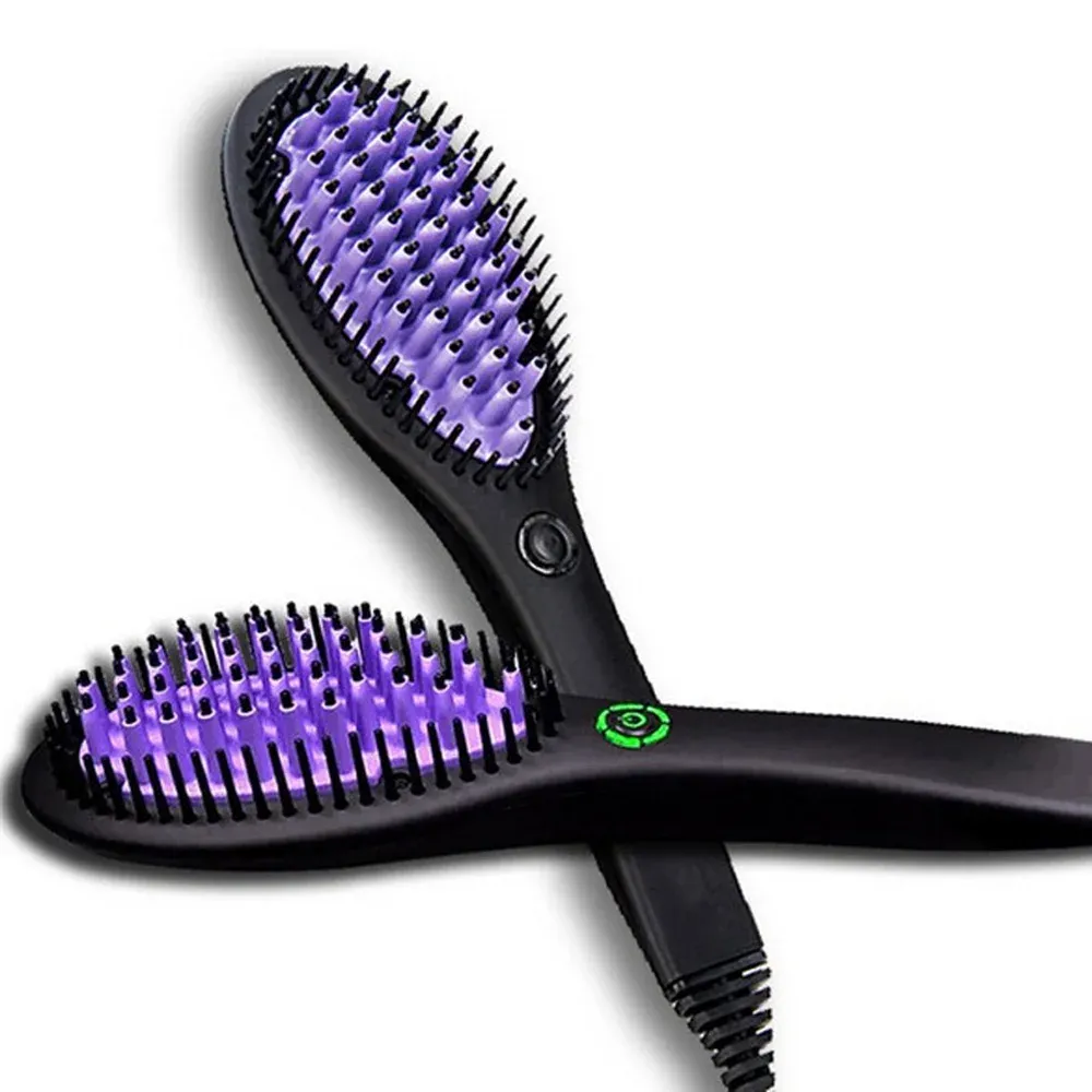 Brosse lissante chauffante en céramique à chauffe rapide 4