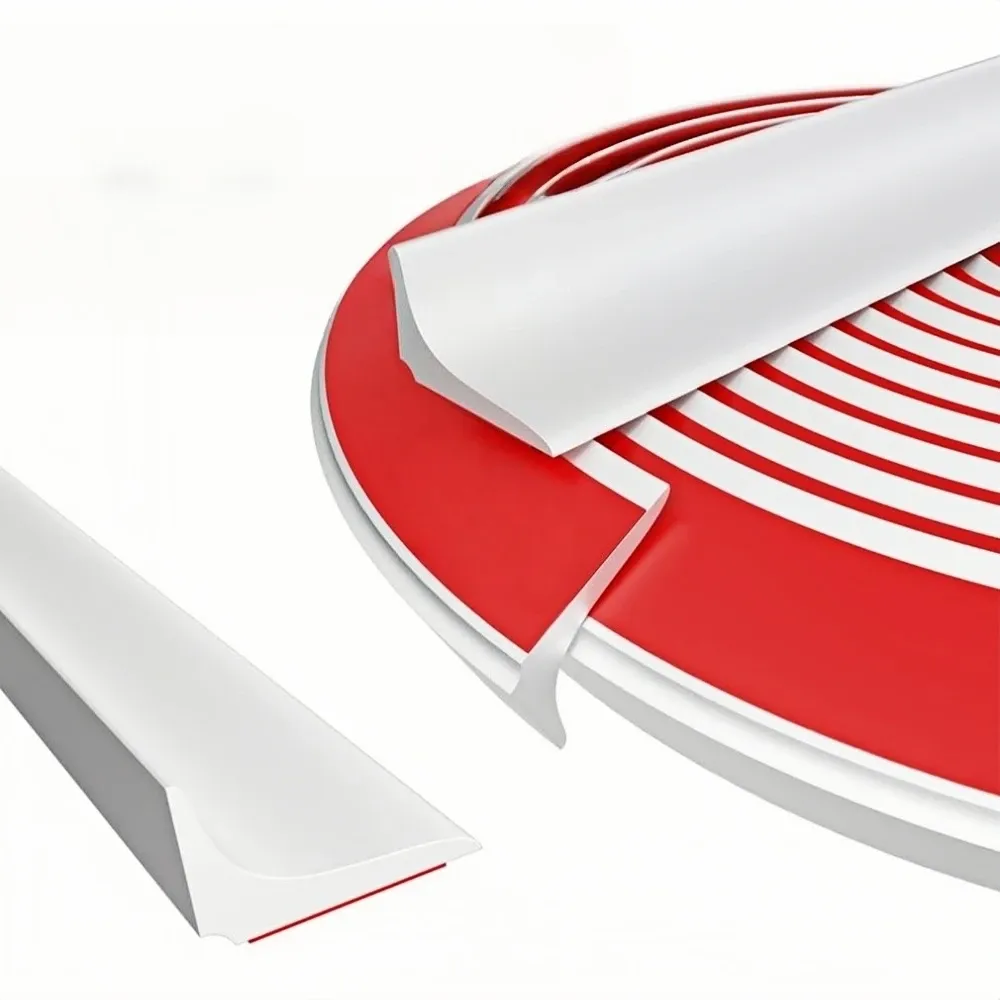 Bande d'étanchéité en silicone auto-adhésive 2 m x 2,5 cm, protection anti-éclaboussures pour douche 7