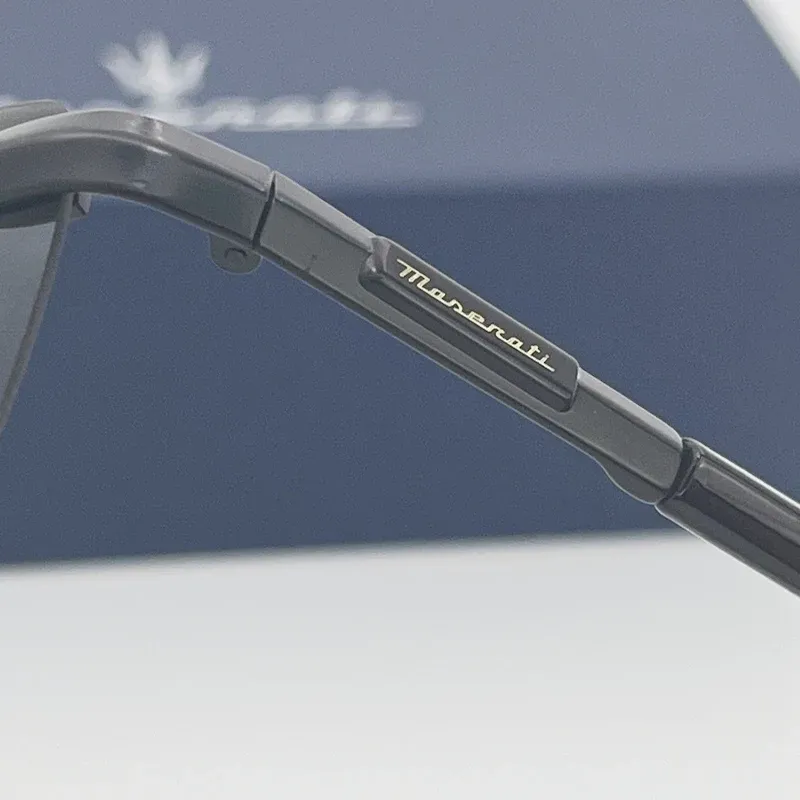 Lunettes de soleil Maserati polarisées UV400 pour hommes et femmes, style classique 3