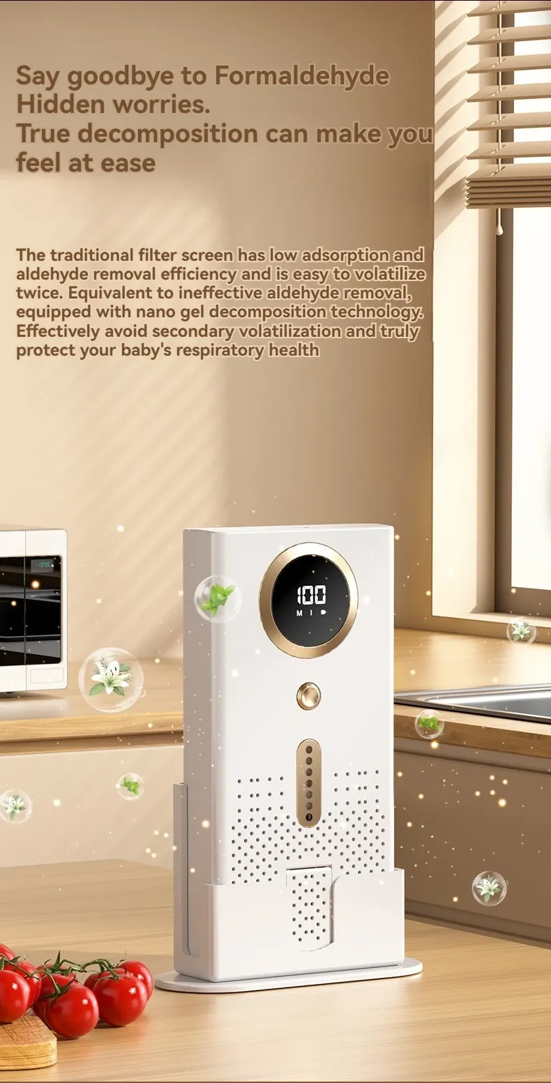 Purificateur d'air portable, vue de détail