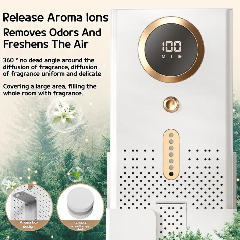 Générateur d'ozone portable, purificateur d'air haute efficacité, désodorisant pour bureau, chambre et réfrigérateur, élimination du formaldéhyde 7