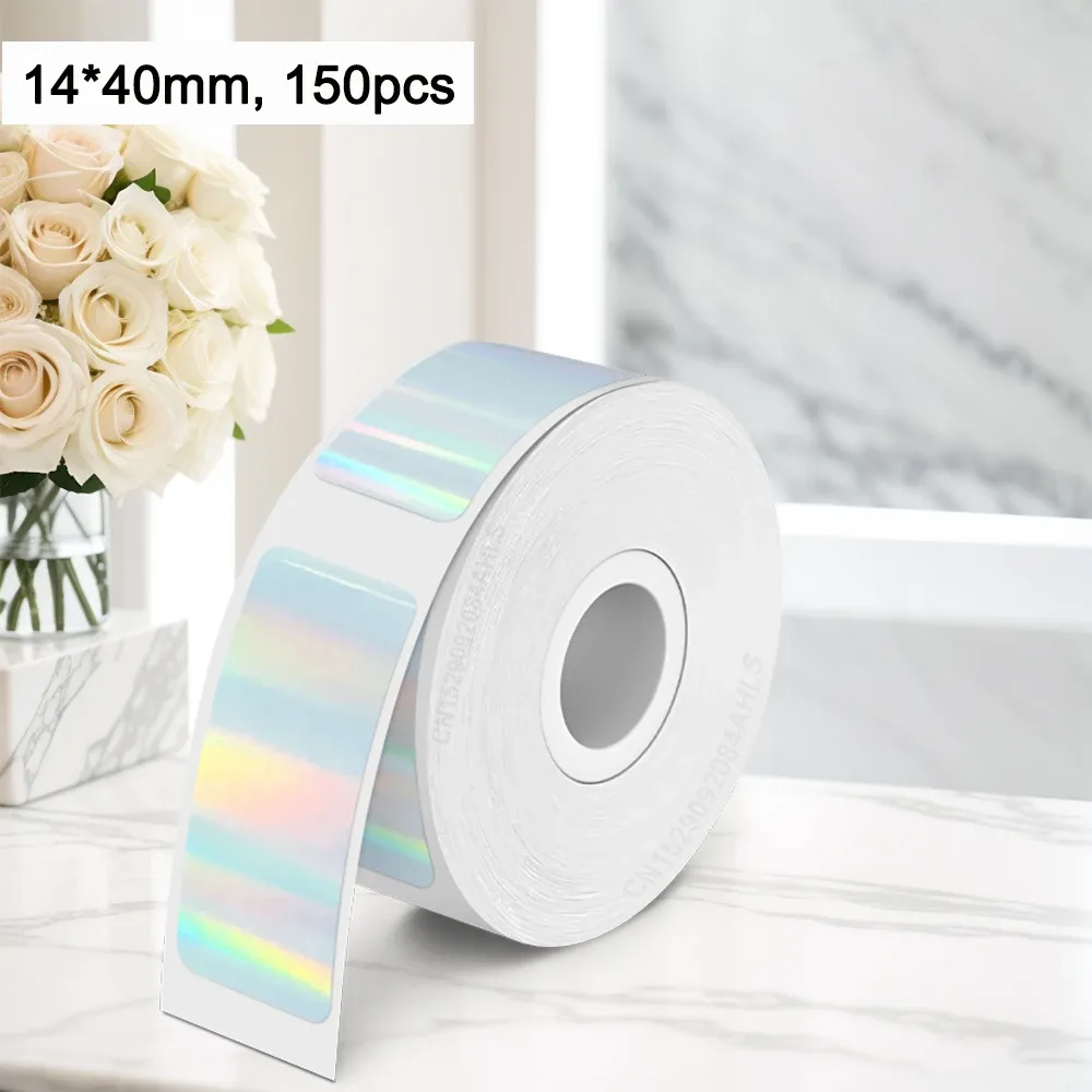 Papier d'étiquettes thermiques autocollantes Marklife P15, 12x40 mm, 15x30 mm, 15x50 mm, compatible avec étiqueteuses P15, P12, P11, D30 et Q30 8