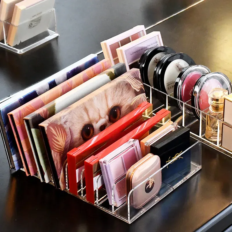 Détail de l'organisateur de palette de fard à paupières