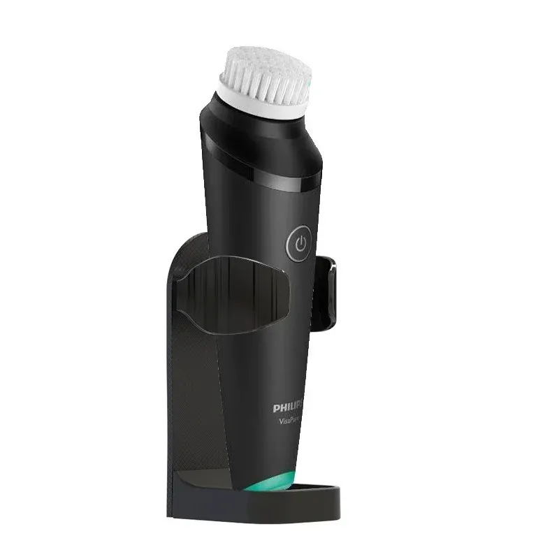 Support mural auto-adhésif pour brosse à dents électrique et rasoir, étagère de rangement durable pour salle de bain 5