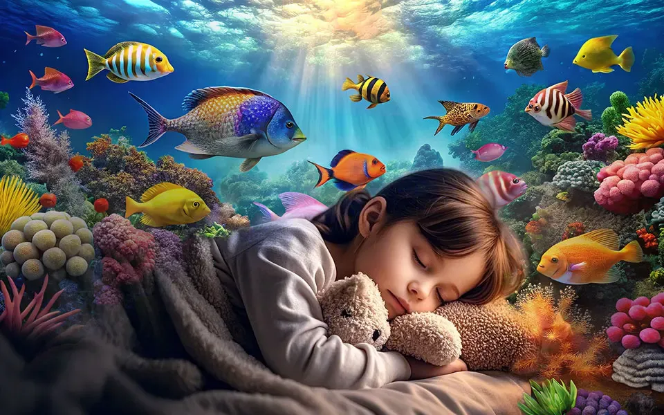 Ambiance de projection marine