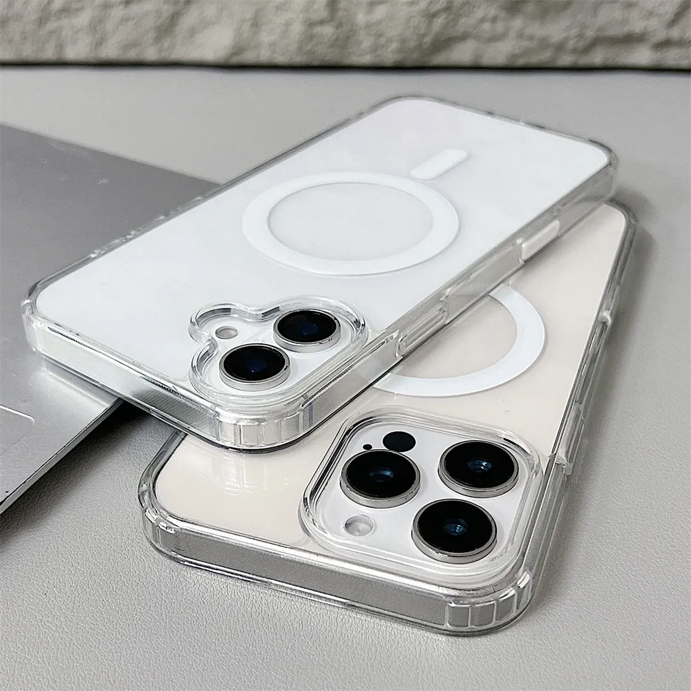 Coque magnétique transparente, vue d'ensemble