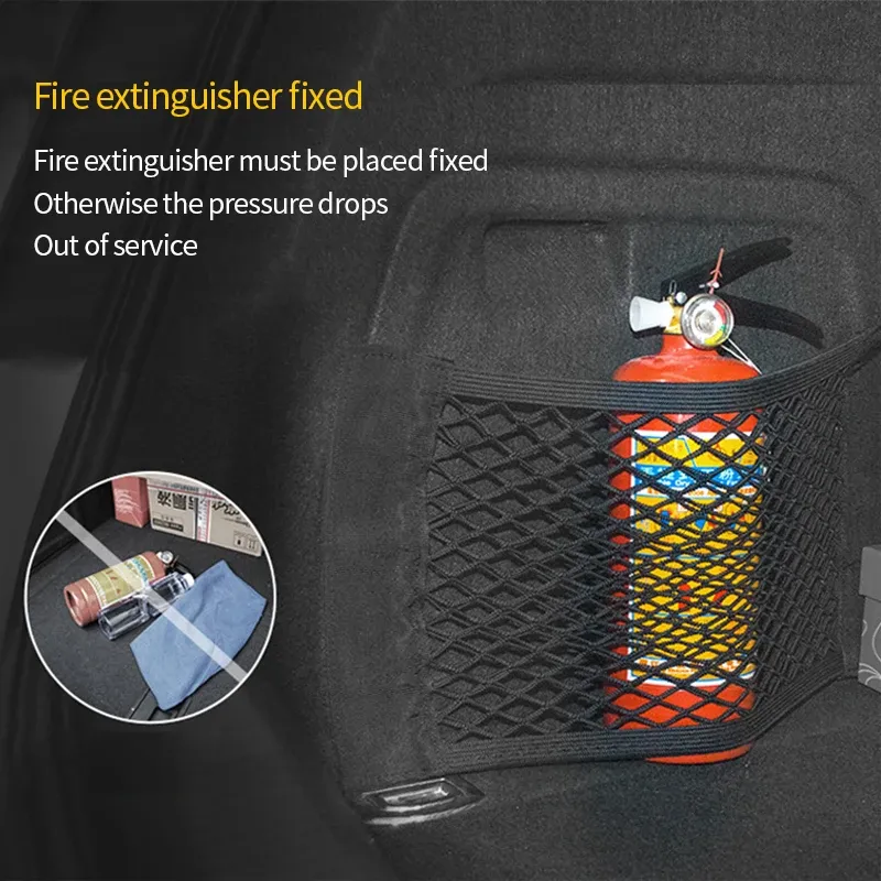 Filet de rangement pour coffre de SUV en nylon 4