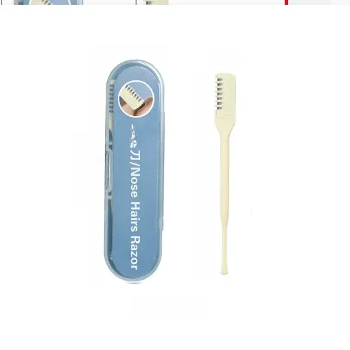 Tondeuse pour poils du nez, détail de la tête rotative