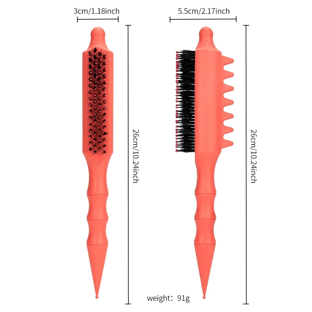 Brosse volumisante à rouleaux, finition et détails